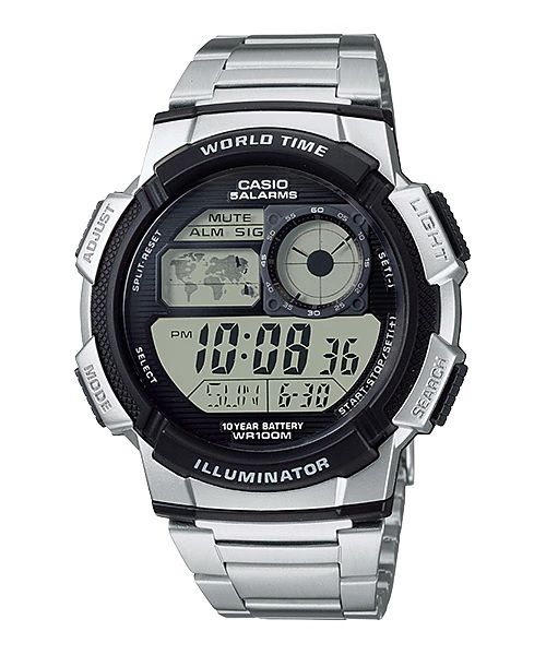 Casio - AE-1000WD-1AVDF - Stainless Steel Sport Digital for Men