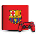 ps4 slim skin barcelona club design with 2 controller skin. 