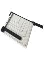 A4 Paper Trimmer / Paper Cutter, 12-sheet capacity for Home/Office (Steel Base) - White. 
