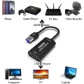 Video Capture Card USB 3.0 4K HDMI Video Capture Card Device 1080P@60Hz Capture Card via OBS Connect DSLR Camcorder for Live Broadcast Gaming Streaming Teaching or Meeting | 24-7 STORE. 