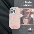 Vintage Art Small Flower Butterfly Phone Case Compatible for IPhone 7Plus 15 14 13 11 12 Pro Max 7 8 Plus XR XS Max X 8Plus Cartoon Fresh Floret Luxury Plating Metal Lens Soft Cover. 