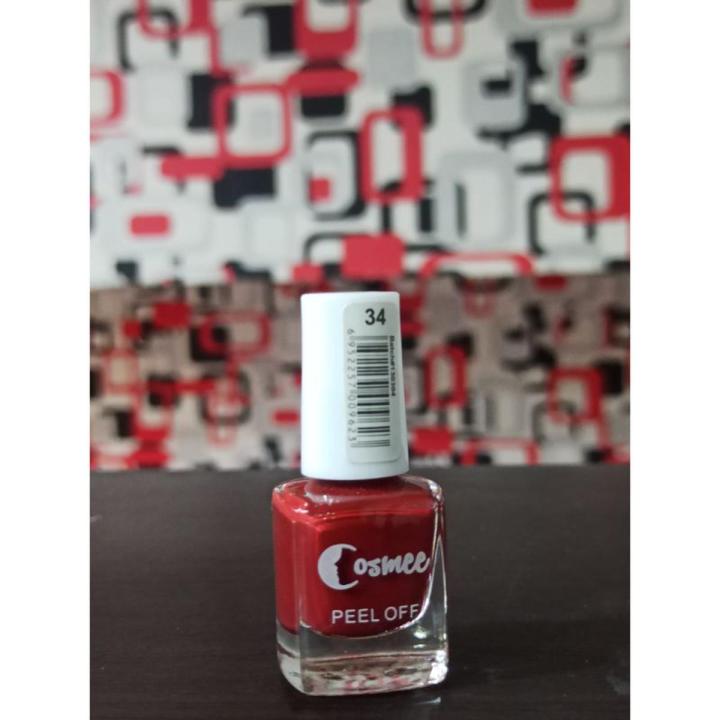 Cosmee Peel Off Nail Polish Shade - 34