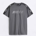 ELO - Nicce Men's Contrast Panel Logo Embroidered Tee Shirt - Tshirt For Men / Tshirt For Boys. 