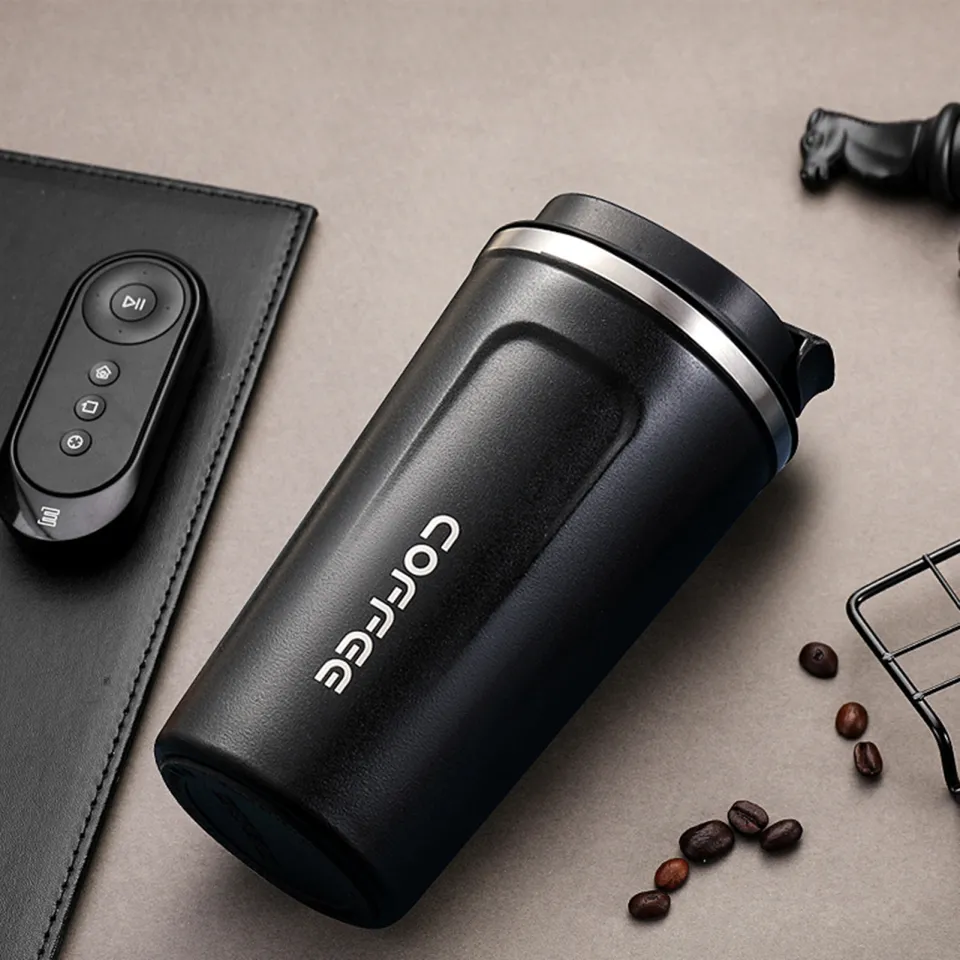 510 ml Coffee Cup Keep Heat Stainless Steel Double-layer Smooth Edge Water  Bottle Mug for Daily Use | Daraz.pk