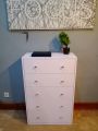 Sleek Wooden Five Drawer Sideboard - Classic Wooden Chester Design with Spacious Drawer Cabinet for Stylish Storage. 