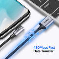 UGREEN Nylon USB C Cable 90 Degree Fast Charger Type C Cable for Xiaomi Redmi Note 12 Convenient for Gaming pubg Cable for Xiaomi 15 Pro Pocophone Redmi Note Huawei Nova 13 P50 Samsung S25 S24. 