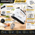 Electric Hand Mixer, Egg Beater, 7 Speed Mixer, Cake Baking Mixer, Stainless Steel Beaters, Handheld Kitchen Tool | 180W Lightweight Powerful Motor. 