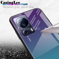 For Xiaomi 13 Lite Case Gradient Tempered Glass Protector Hard Casing Hp For Mi Xiaomi 13 Lite Back Cover. 