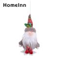 Romantic Christmas Decoration Southeast Asian Buyers' Favorite 3d Plush Christmas Santa Doll Hanging Decoration Festive Xmas Tree Ornament for Party Holiday Decor Gift Christmas Hanging Decoration. 