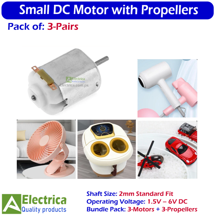 3pcs%20Small%20DC%20Motor%20with%202mm%20Shaft%20+%203pcs%20Propellers%20for%20DIY,%20Toys,%20Arduino%20&%20Robotics%20Projects%20by%20Electrica%20-%20Image%203