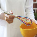 1 pc Heat Resistant Non-Stick Multicolor Kitchen Premium Silicone Whisk. 