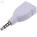 .5mm Male AUX to USB 2.0 Adapter Audio Plug AUX Audio. 