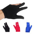Professional Snooker Billiard Gloves Cue Pool Gloves Left Hand Open Three Finger Spandex Glo.. 