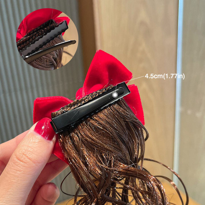 1Pair%20Cute%20Bow%20Wigs%20Baby%20Hair%20Pins%20Sweet%20Pearl%20Flower%20Pompom%20Girls%20Side%20Hair%20Clips%20Chinese%20Style%20New%20Year%20Hair%20Accessories%20-%20Image%202