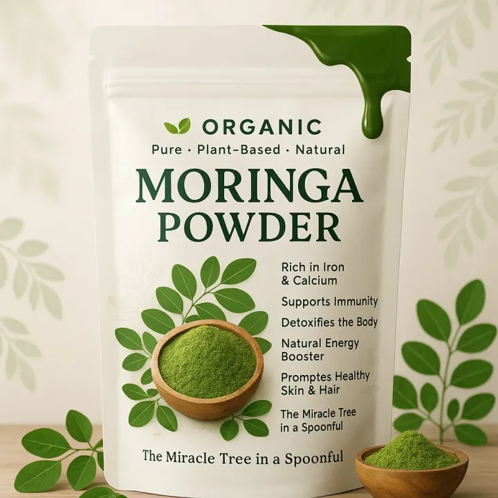 Moringa Powder 50g | Organic Moringa Powder 50 Gram | Pure Moringa ...