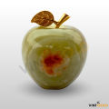 2 Inch Handmade Marble Apple Set - Decorative Paperweight for Home & Office. 