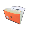 Plastic Document Expanding Bag File Folder – A4 Size, Multi-Pocket Accordion Organizer with Handle for Office, School & Travel. 