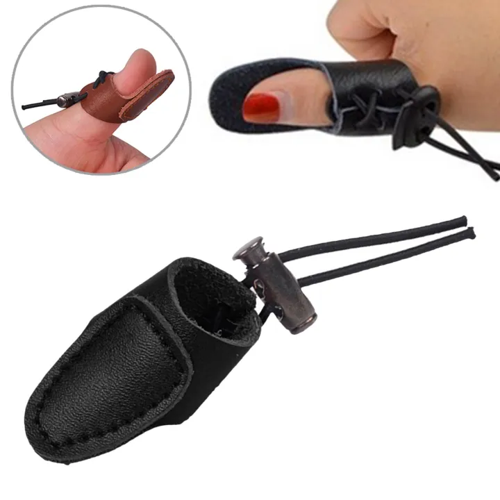 Leather%20Finger%20Guard%20Longbow%20Recurve%20Bow%20Thumb%20Protective%20Gear%20Outdoor%20Accessories%20-%20Image%205