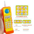 Musical Mobile Phone Toy Cellphone Telephone Educational Learning Toys with Lights and Sound Toys for Babies Kids Musical Toys. 