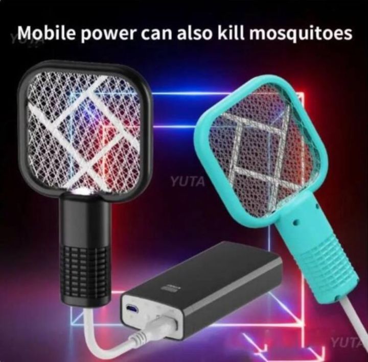 USB Powered Electric Mosquito Racket Portable Handheld Fly Insect Killer Racket