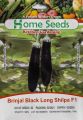 Seeds- Brinjal Black Long Shilpa F1 Hybrid. 