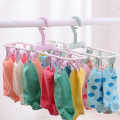 Clothes Drying Racks  Small Folding Portable Underwear Hangers with Clips Socks 12 Clips 360° Rotatable Hook for Drying Towels Bras Baby Clothes Gloves. 