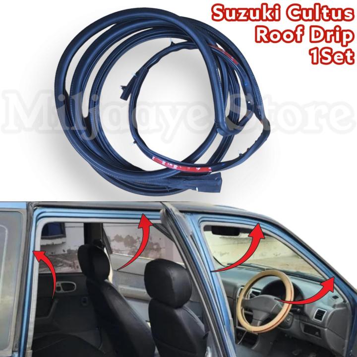 Suzuki Cultus Roof Strip\Roof Drip Rubber 2 Both Sides 1999 2001 2002 2003 2004 2005 2006 2007 2008 2009 2010 2011 2012 2013