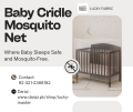 Mosquito Net for Baby Cot– Breathable & Protective | Lucky Fabrics. 