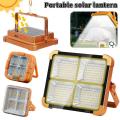 100W LED Outdoor Rechargeable Solar Flood Light Portable LED Reflector Rechargeable Spotlight Building Lamp. 