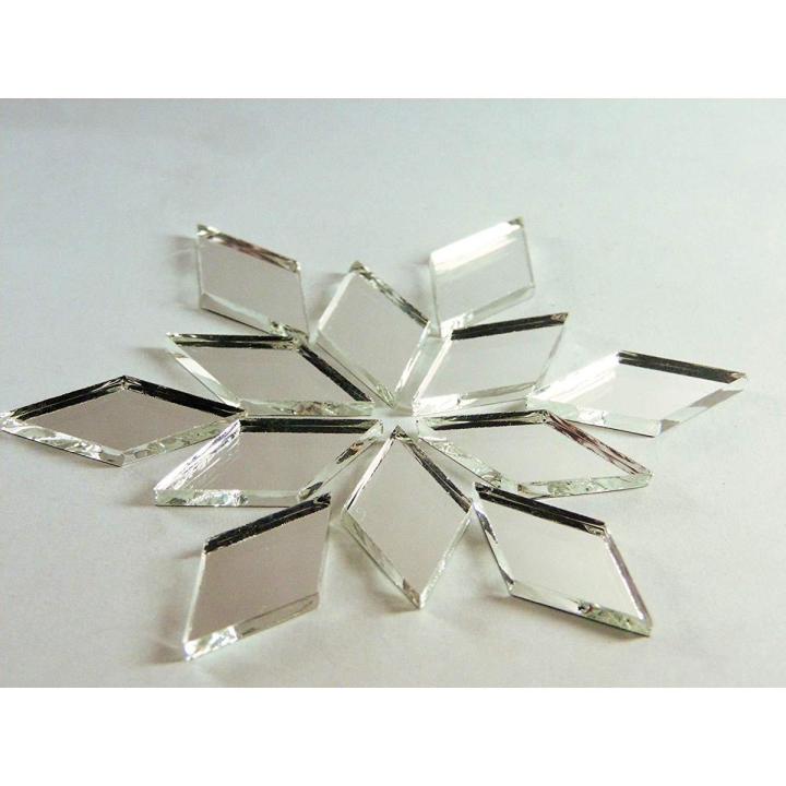 1  x 1/2 inches -  Diamond Shape Mirror Mosaic Tile. 300 pcs