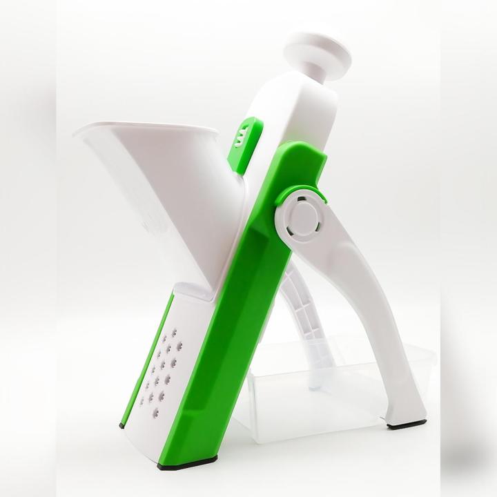 Brava Spring Slicer Vegetable Cutter Multifunctional high quality Vegetable Fruits Cutter -Vegetable Cutter and Slicer -Vegetable Slicer Cutter 5 in 1 Vegetable Peeler Cucumber Carrot Potato Slicer Peeler Grater