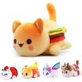 TAOFashionWen CGGJNUOH Cute Meows Aphmau Plush Doll Aphmau Mee Meow Food Cat Coke French Fries Burgers Bread Sandwiches Sleeping Pillow Children Gifts. 