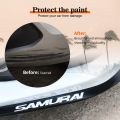 New 2.5 m Samurai Universal Bumper Lip -Black-. 