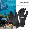 SMGSLIB Mother 5MM 3MM Men Wetsuit Winter Gloves Scuba Snorkeling Paddling Surfing Kayaking Canoeing Spearfishing Mittens Diving Equipment. 