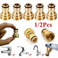 Universal 23 mm Hose Tap Kitchen Adapters Brass Faucet Tap Connector Mixer Hose Adaptor Pipe Joiner Fitting Garden Watering Tool. 