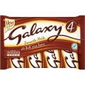 Galaxy Smooth Milk Chocolate Bars 4 Bars X 38gm. 