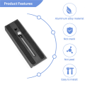 Sliding Quick Release Plate with 1/4 Inch and 3/8 Inch Screws. 
