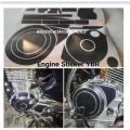 Engine Sticker Kit Ybr 125cc Yamaha Engine Protection Film Pvc Vinyl Wrap Black Matt 21 Piece Engine Kit. 