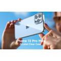 Compatible With iPhone 13 Pro Max 6.7 inch Sierra Blue Camera Full Cover Protection Anti Yellow Silicone Phone Case. 