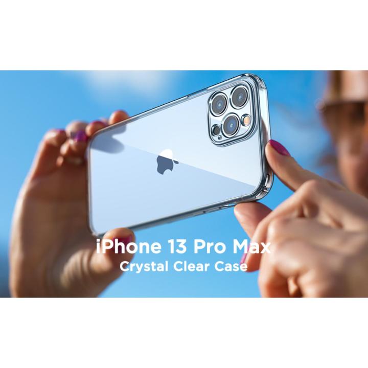 Compatible With iPhone 13 Pro Max 6.7 inch Sierra Blue Camera Full Cover Protection Anti Yellow Silicone Phone Case