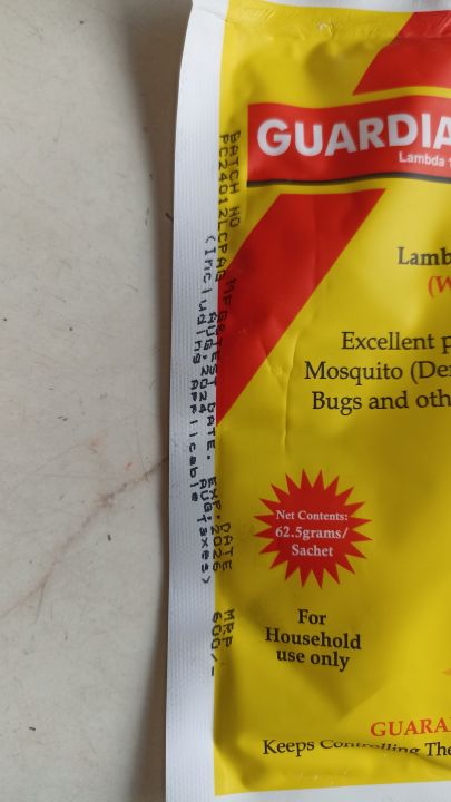 Guardian Insect Ali Guardian 15% (Lambda cyhalothrin) best product to save your home from ...