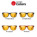 VIVIBEE Classic Square Gaming Blue Light Blocking Glasses Men Yellow Women Office Anti Light Eyeglasses Computer Filter Goggles. 