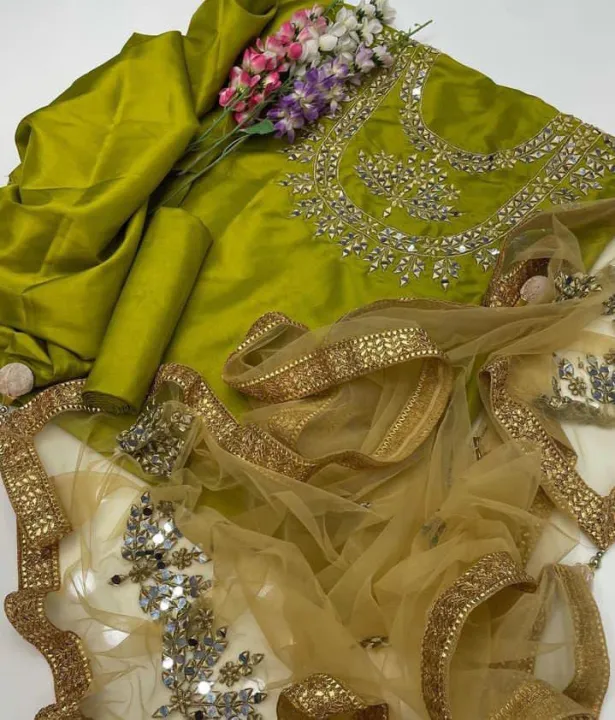 The%20Fashion%20&%20Trends%20New%20fancy%20Katan%20silk%2003%20pcs%20unstitched%20handmade%20dress%20for%20girls%20with%20katan%20silk%20shirt%20and%20net%20dupatta%20with%20katan%20silk%20trouser%20-%20Image%205