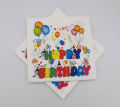 HAPPY BIRTHDAY THEME NAPKINS PACK OF 20 NAPKINS. 