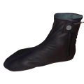 Halal Cow Leather Socks Mozay For Hajj & Umrah Slipper With Zip and Button - Single Piece Leather - Unisex. 