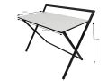 Computer PC Folding Study  Table 3x2 Feet White. 
