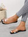 Transparent Slippers for Women - Vibrant Colors, Stylish Design. 