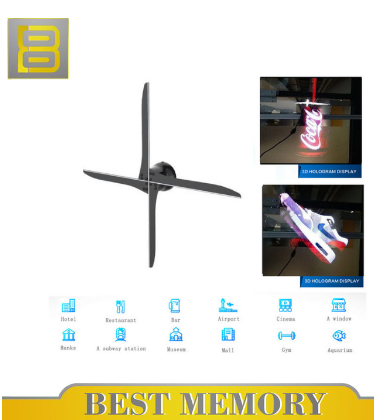 3D Hologram LED Fan Advertising Display, FA60N 56 cm 612*612 PPi