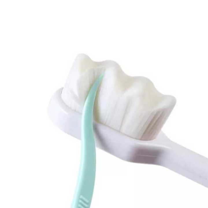Ultra%20Fine%20Soft%20Toothbrush%20Nano%20Bristle%20Adult%20Tooth%20Brush%20Teeth%20Deep%20Cleaning%20Dental%20Oral%20Care%20Antibacterial%20Gum%20Health%20Hygiene%20Super%20Micro%20Toothbrushes%20For%20Sensitive%20Gums%20Fiber%20Thin%20Hair%20Whitening%20Superfine%20Thick%20Bristled%20Cleansing%20Handle%20Multicolour%20-%20Image%203