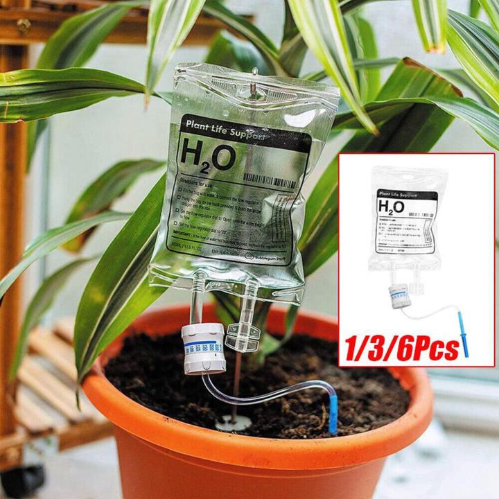 Plant Self Automatic Flower Watering Devices, 1PC Self Automatic Plant Watering System with 350 ml Water Bag, for Indoor Outdoor Automatic